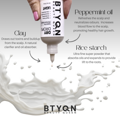 BTYQN Dry  Drops Hybrid Dry Shampoo System Light, Ingredients
