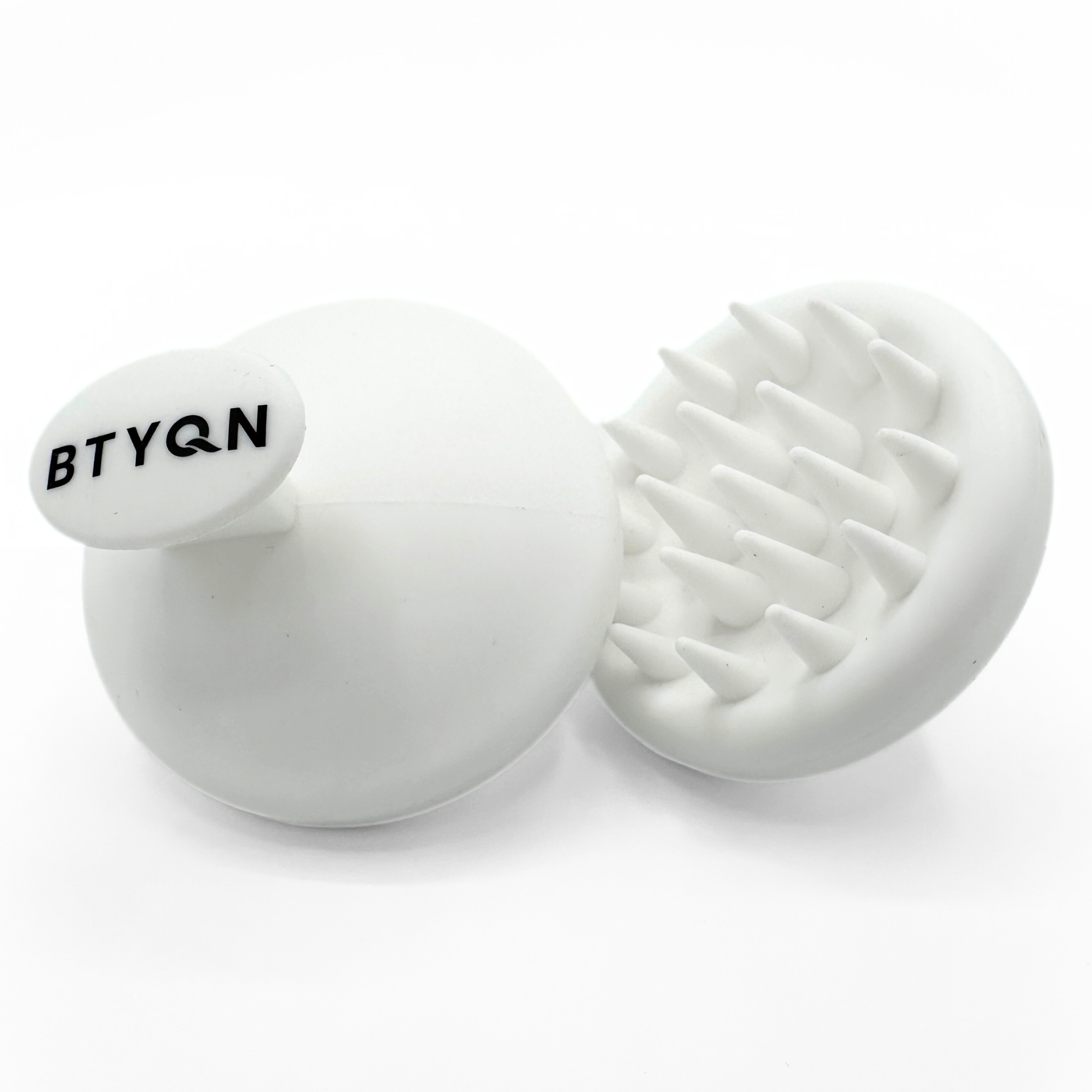 BYQN Scalp Stimulation Brush, White Color